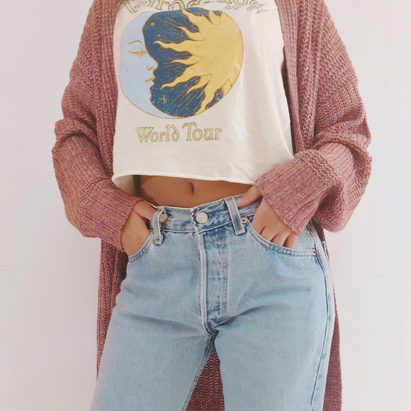 ~One LEFT~ Oversized Berry Pink Cardigan - Picture 2 of 4